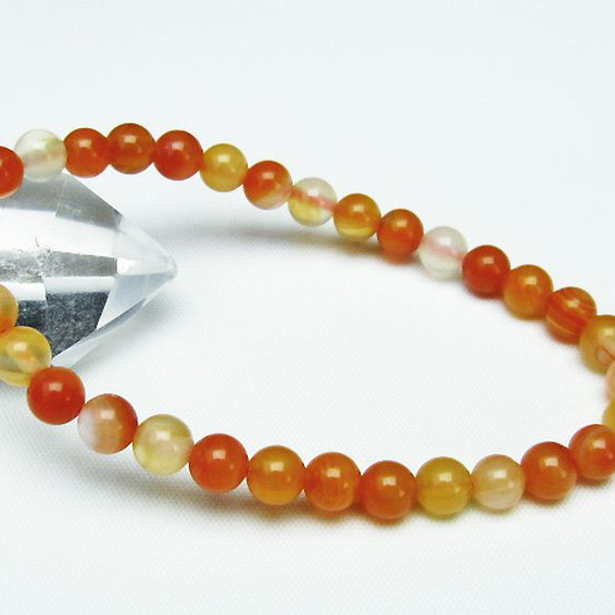 アゲートブレスレット6mm[T85-10104]