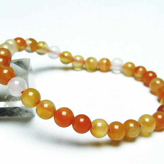 アゲートブレスレット 6mm [T85-10472]