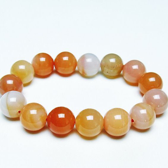 アゲートブレスレット 14mm [T85-10872]