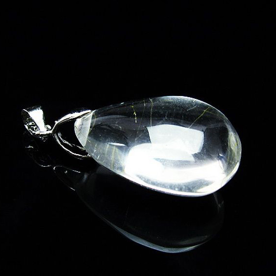 ルチルクォーツ（金針ルチル水晶）ペンダント[T86-5836]