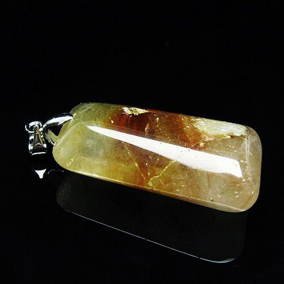 ルチルクォーツ（金針ルチル水晶）ペンダント[T86-5896]