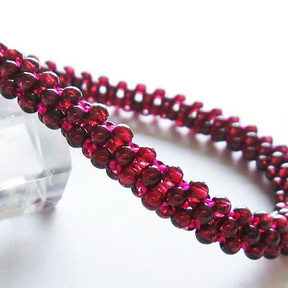 ガーネット ブレスレット 8mm [T87-14523]