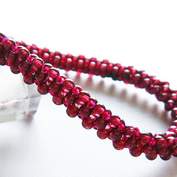 ガーネット ブレスレット 8mm [T87-14560]