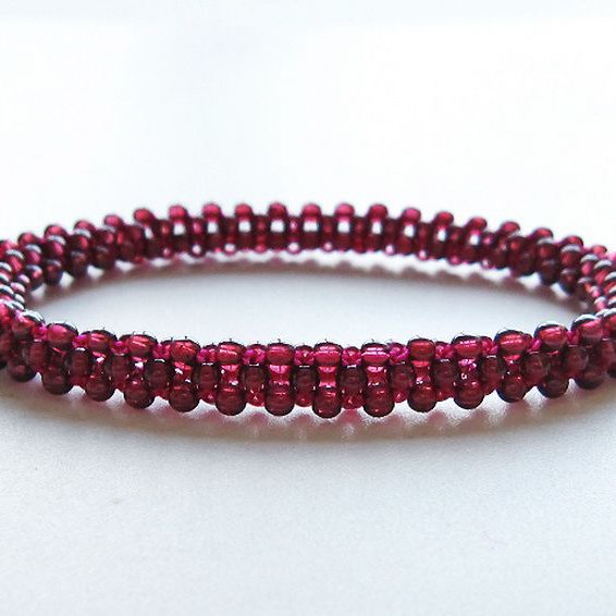 ガーネット ブレスレット 7mm [T87-14613]