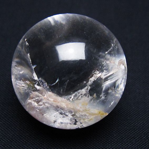 ヒマラヤ水晶丸玉 28mm [T91-8665]