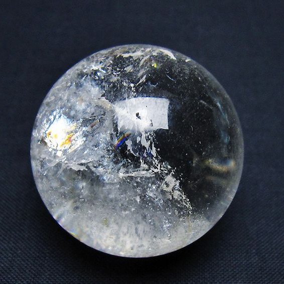 ヒマラヤ水晶丸玉 35mm [T91-9043]