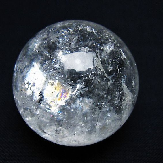ヒマラヤ水晶丸玉 30mm [t91-9148]