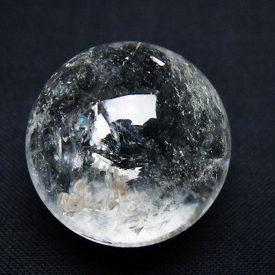 ヒマラヤ水晶丸玉 25mm [t91-9168]