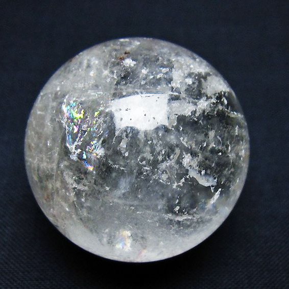 ヒマラヤ水晶丸玉 32mm [t91-9187]