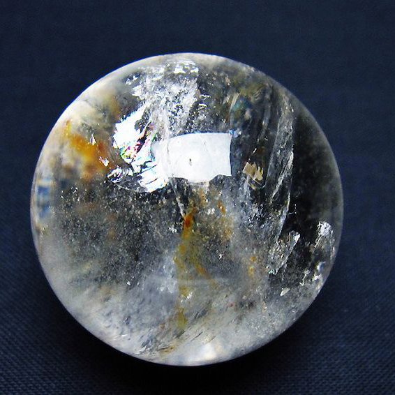 ヒマラヤ水晶丸玉 35mm [t91-9251]