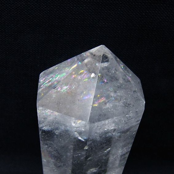 虹入りヒマラヤ水晶ダブルポイント [t98-2514]