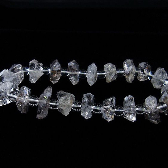 オイルインクォーツ （石油入り水晶） ブレスレット パキスタン産[T99-5783]