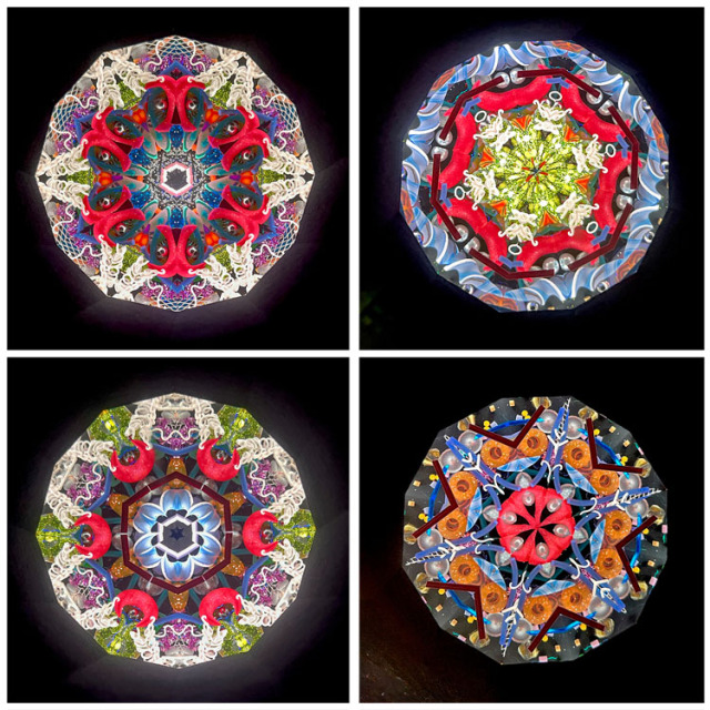 万華鏡　カレイドスコープ　David Collier デビッド・コリアー David Collier「Collier Kaleidoscopes」2ミラー・オイルタイプ