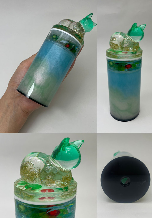 Chie「お池のにゃんこ」（CE6019）特殊2ミラー7ポイント・オイル