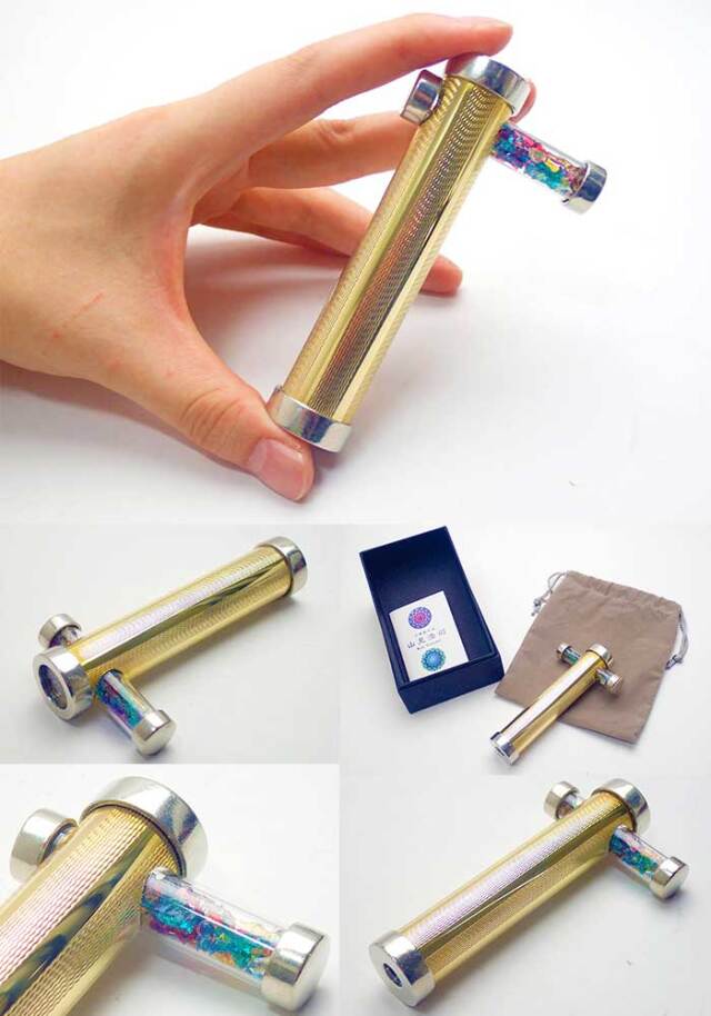 【未使用品】山見浩司さん mini テレイドスコープ 山見浩司「Comet Mini wave」カレイドスコープ 万華鏡専門店