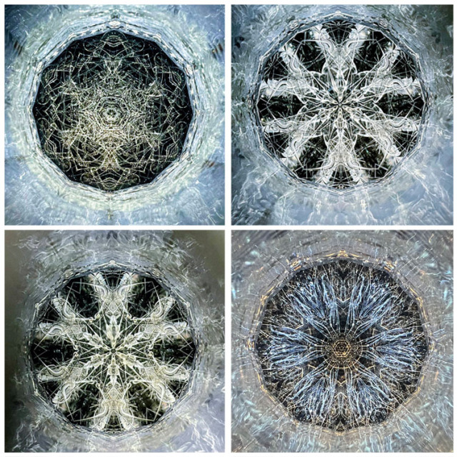 林和子「アイスフラワー(クリア)」(HK7008) 2ミラー・6ポイント