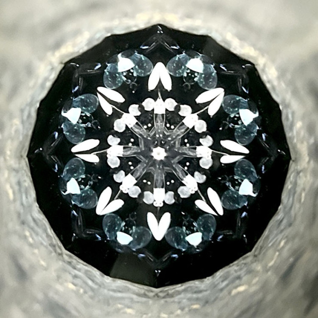 万華鏡 堀越順子「和花 -murasakibana-（黒）」（HJ4007）2ミラー