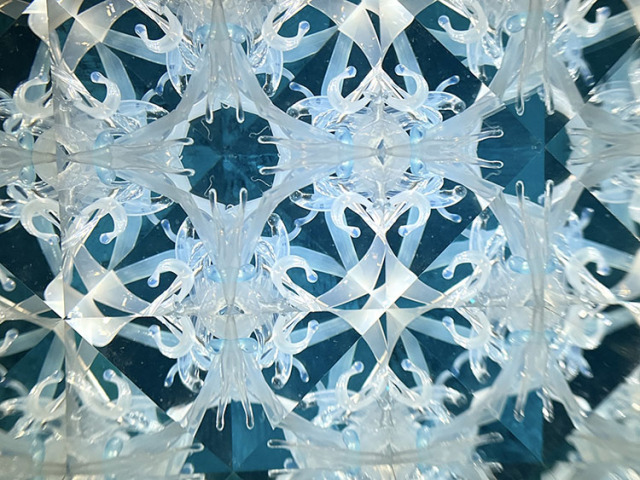 溝口 朋瑛「rasen shiro」（MZ7002）3ミラー・ドライタイプ 万華鏡