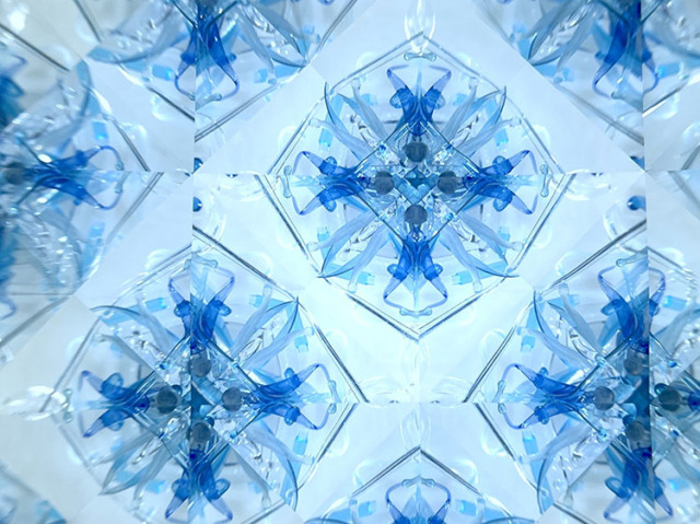 万華鏡 溝口 朋瑛「rasen deux clear blue」（MZ7005）3ミラー・ドライタイプ