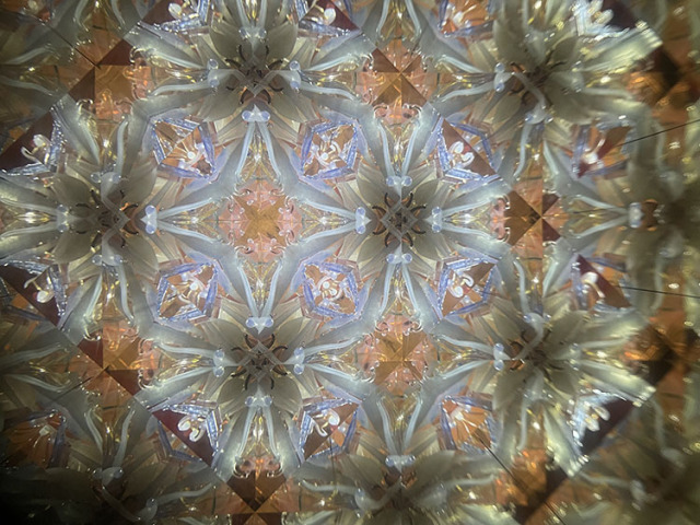 溝口 朋瑛「rasen sepia」（MZ7004）3ミラー・ドライタイプ 万華鏡