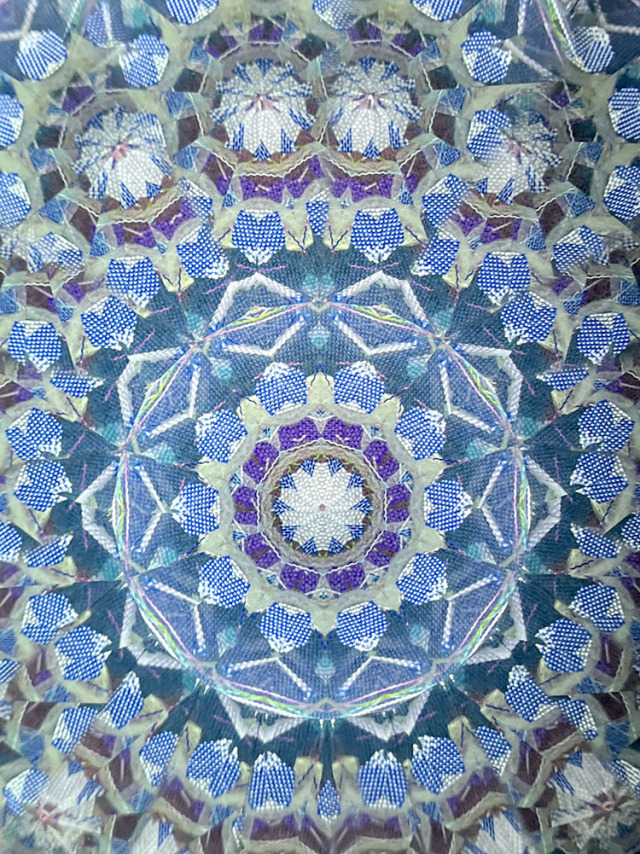 吉田勝次「秩父銘仙の万華鏡 回転式」（YK7003）3ミラー・オイル