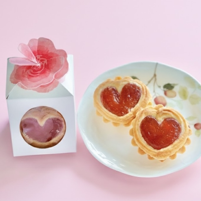 【バレンタイン商品】ハートヴィクトリア2個入り(Wハート)