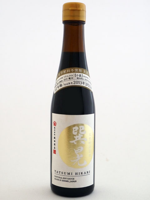 【食品】梶田商店　天然醸造丸大豆醤油　巽晃　＜300ｍｌ＞