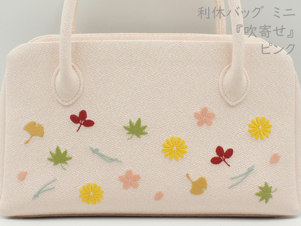花柄刺繍 利休バッグ ケイタマルヤマの新作「利休バッグ」、アーカイブ地＆立体フラワー刺繍