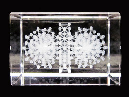 3Dカバラ「 3Dカバラ連結型・ルーカス 」キーホルダー【丸山修寛シリーズ】