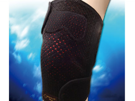 ブラックアイガイアス　膝サポーターM　BK【丸山式シリーズ】