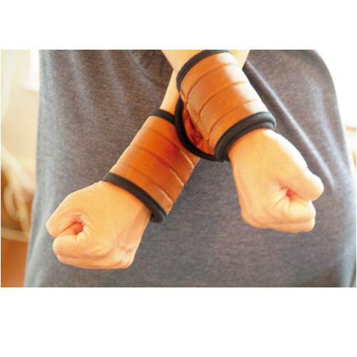 巻くだけ健康サポーター(2枚1組)チョコmain【ヒートレイシリーズ（オーラストーン）】［KY1101］