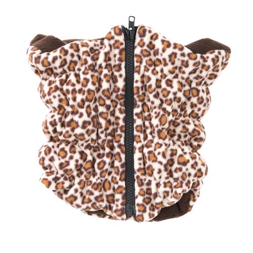 ふわもこネックウォーマー（ヒョウ）main【ヒートレイシリーズ（オーラストーン）】