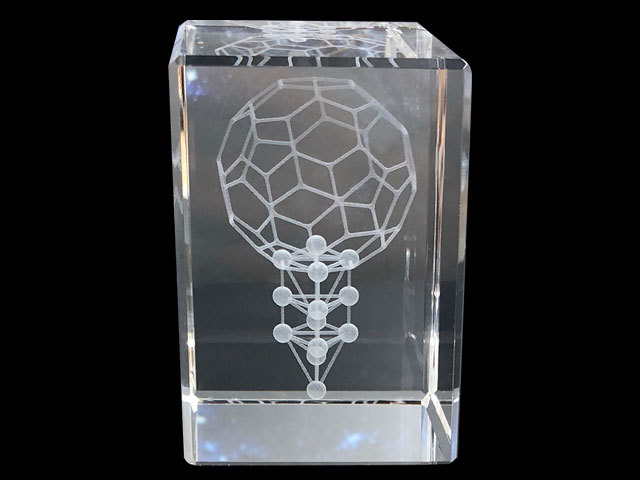 バッキーカバラ 生命の樹＋フラーレン 立体カバラ 3Dカバラ ☆ GGL3 