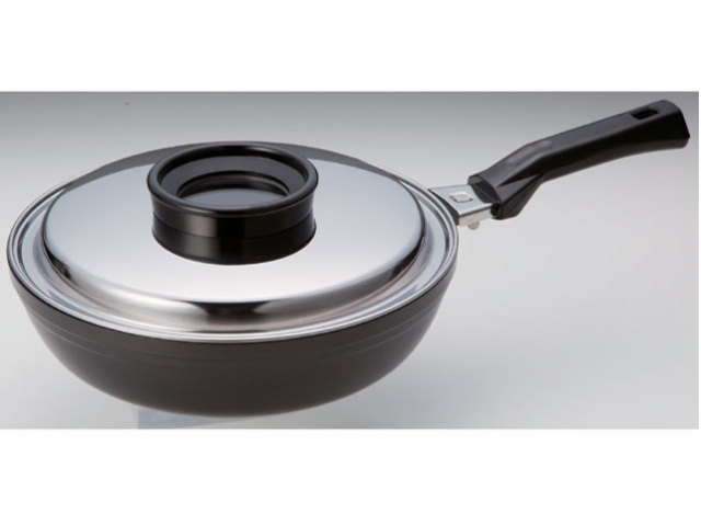 遠赤外線チャイナパン(窓付ステンレス蓋付)