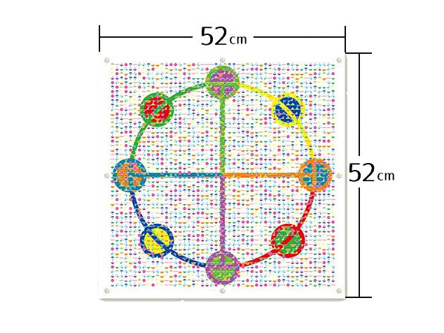 カタカムナ ハンカチ「 カタカムナπ 」【丸山修寛シリーズ】