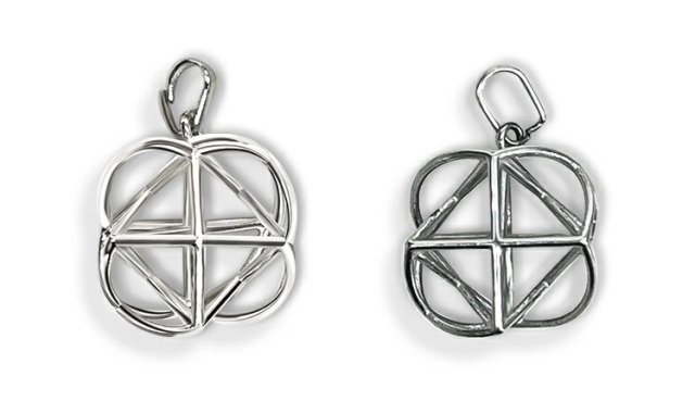 ミスマルノタマネックレストップチャーム　サージカルステンレスmain3