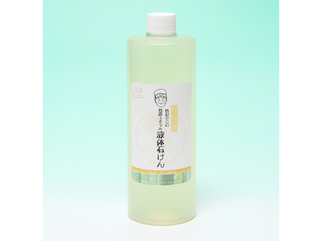 竹炭ミネラル液体石けん オレンジミント 500ml