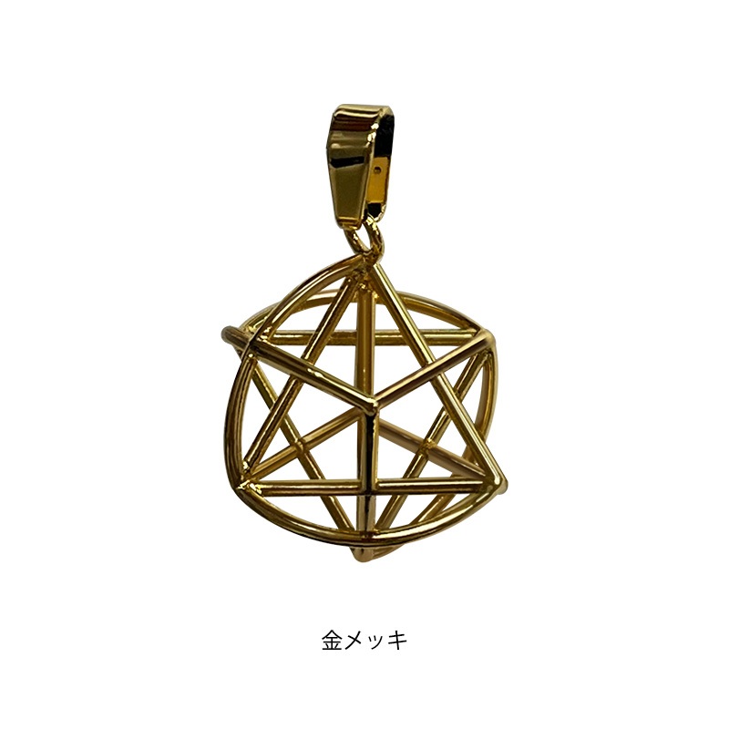ミスマルノタマネックレストップチャーム　サージカルステンレス＋金main