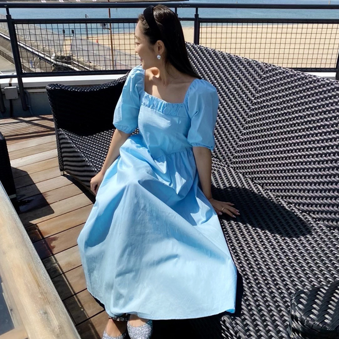 シンデレラパフスリーブワンピース 8c 1 グラマラスガーデン