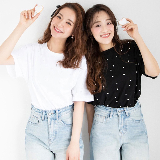 フルパールTシャツ【ネコポスOK】【7i-831-04323】