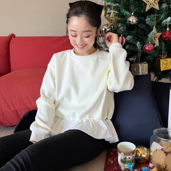 バルーンヘムドッキングプルオーバー【7h-831-05166】