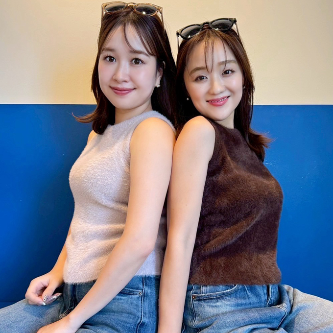 シャギーノースリーブニット【7f-831-05813】