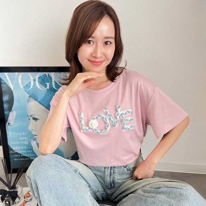 LOVEデコＴシャツ【ネコポスOK】【7e-831-06388】
