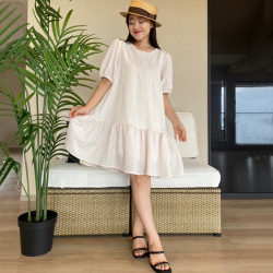 ジャガードミディアムワンピース【7i-831-04637】