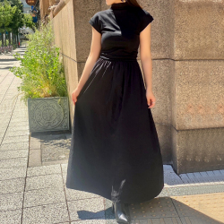 ハイネックドッキングワンピース【ネコポスOK】【7h-831-04764】