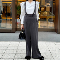 2wayハイウエストサロペット【7h-174-02615】