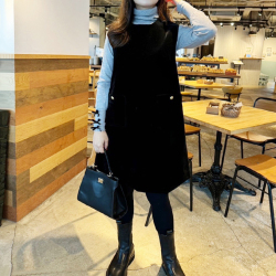 ベロアミニワンピース【7h-831-04836】