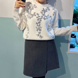 スパンコールバタフライニット【7h-831-05138】