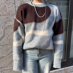 ニュアンス柄ニット【7h-831-05207】