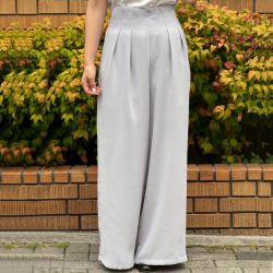 タック入りワイドパンツ【7g-920-09409】
